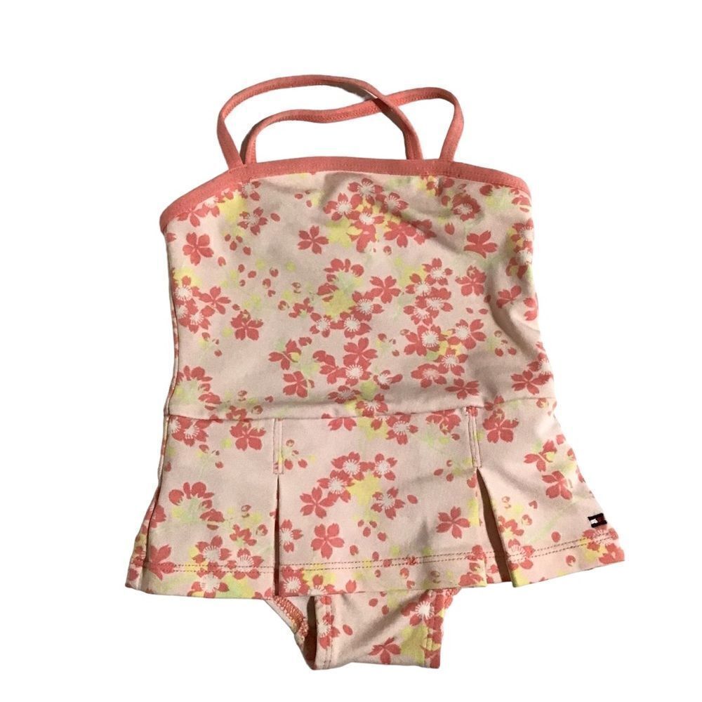 Tommy Hilfiger‎ Baby Pink Floral Bathing Suit 12-18 months